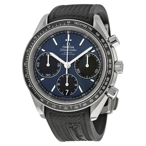 omega speedmaster racing blue dial